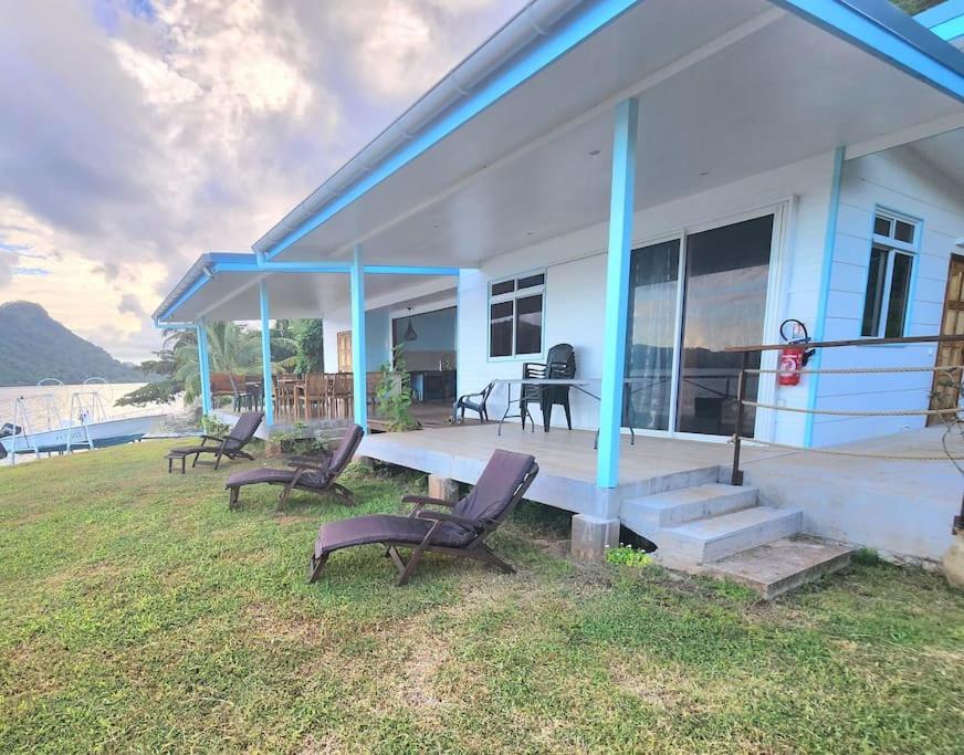 Duplex En Bord De Mer Fare Tahitea Pension Taputapuapea Exterior foto