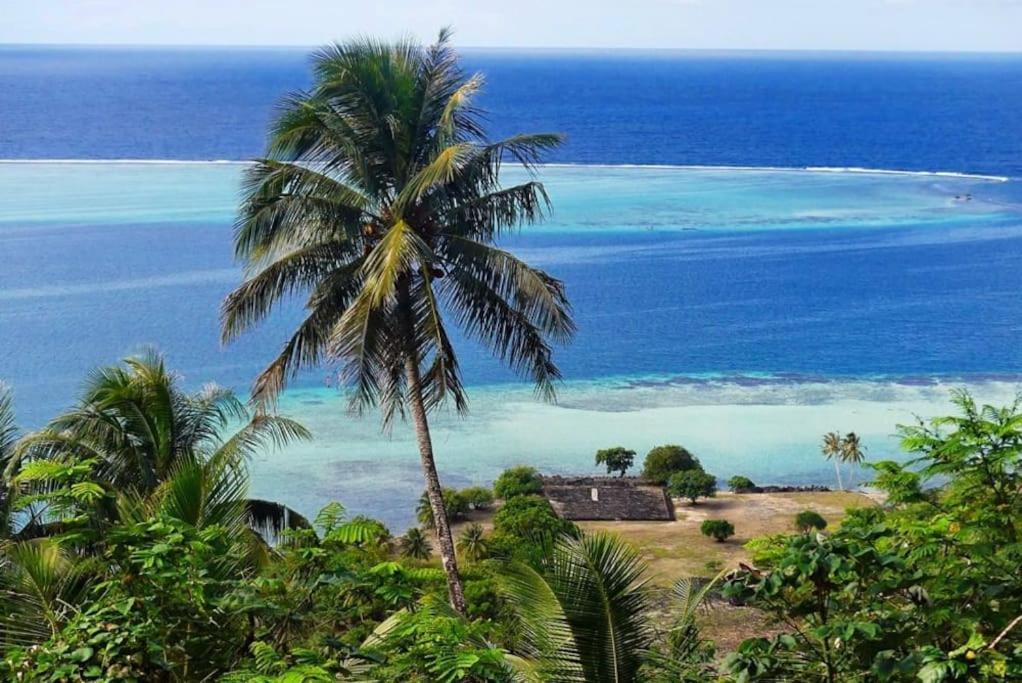Duplex En Bord De Mer Fare Tahitea Pension Taputapuapea Exterior foto
